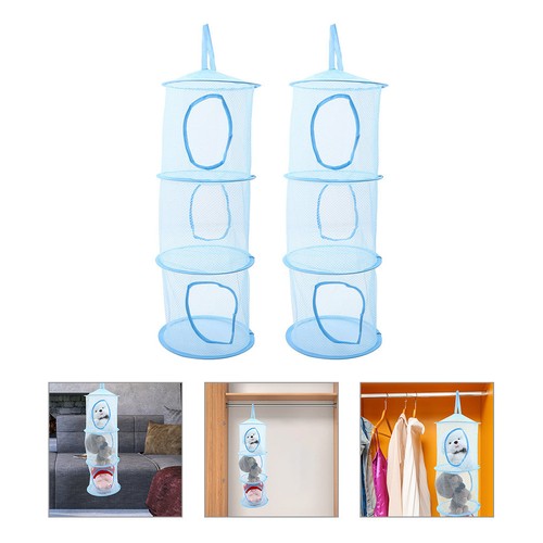 Reusable plush storage net for - storage,