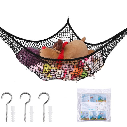Stuffed animal hammock toy - animal, hammock,
