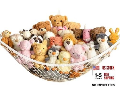 Stuffed animal storage hammock - stuffed,