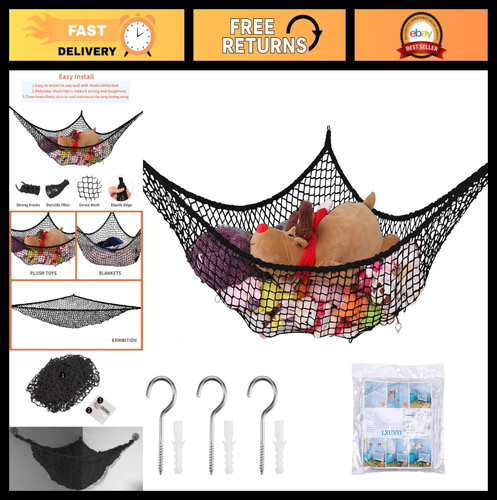 Jumbo stuffed animal hammock - stuffed,