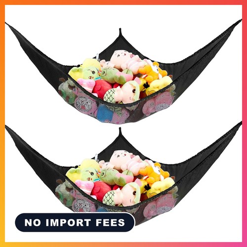 Stuffed animal net hammock - stuffed, or