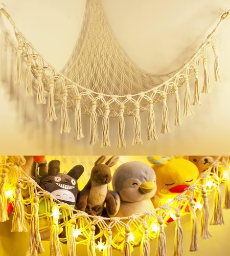 Stuffed animal hammock with - stuffed,